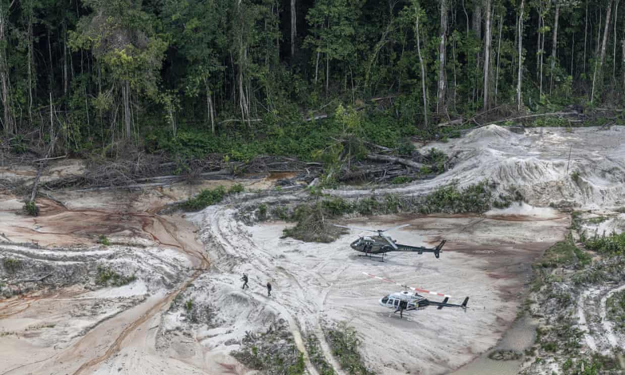 Illegal mining in Amazon rainforest has an ‘epidemic’ RAISG