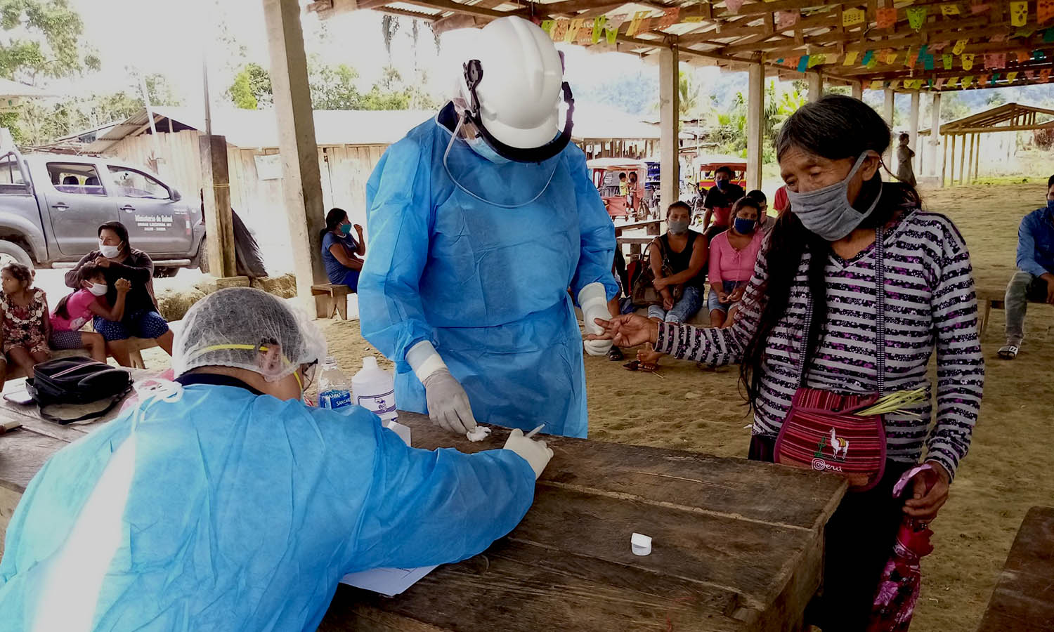 Foto1. El COVID-19 llegó a las comunidades indígenas como Umukay y Nazareth. Foto_ Red de Salud de Bagua_0